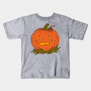 Pumpkin and Mouse Kids T-Shirt